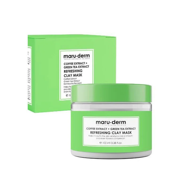 Глиняная маска с экстрактом кофе и зеленого чая Maruderm 100 мл