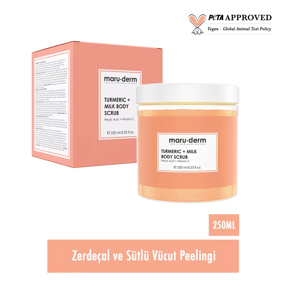 Maruderm Turmeric + Milk Body Peeling 250 ml