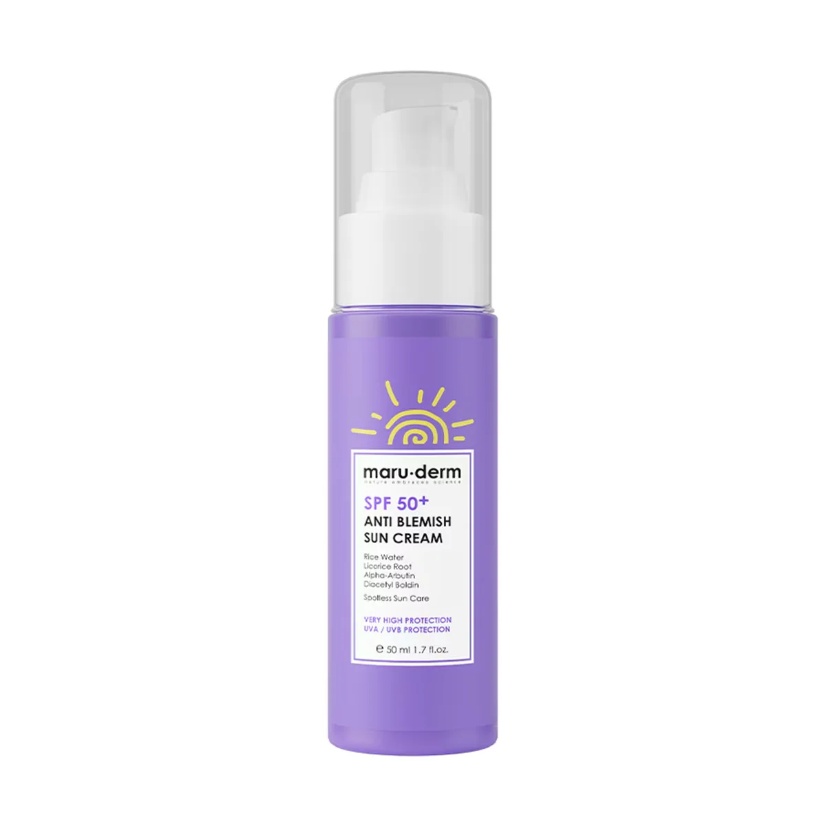 Maruderm SPF50+ Anti-Fleck Sonnencreme - Fleckenreduzierend 50ml