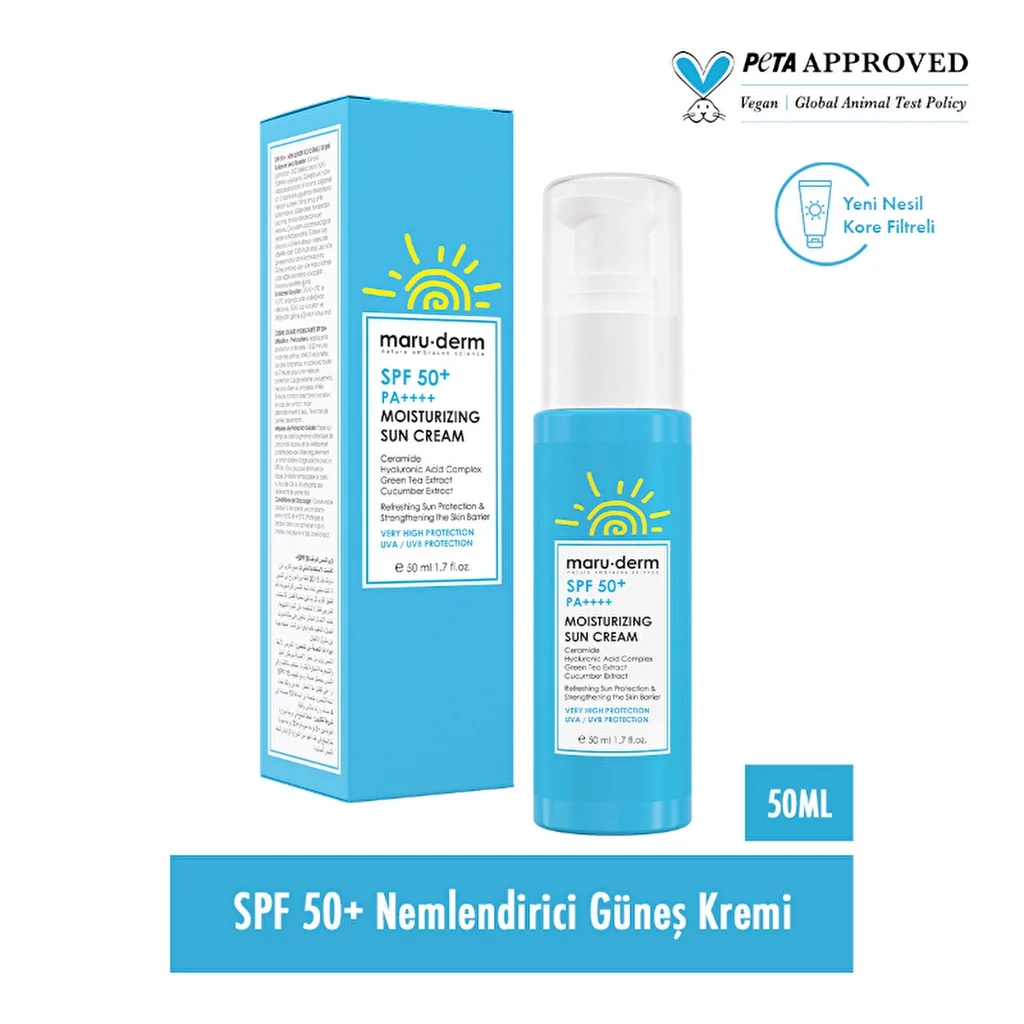 Maruderm Spf50+ Moisturizing Sun Cream 50 ml