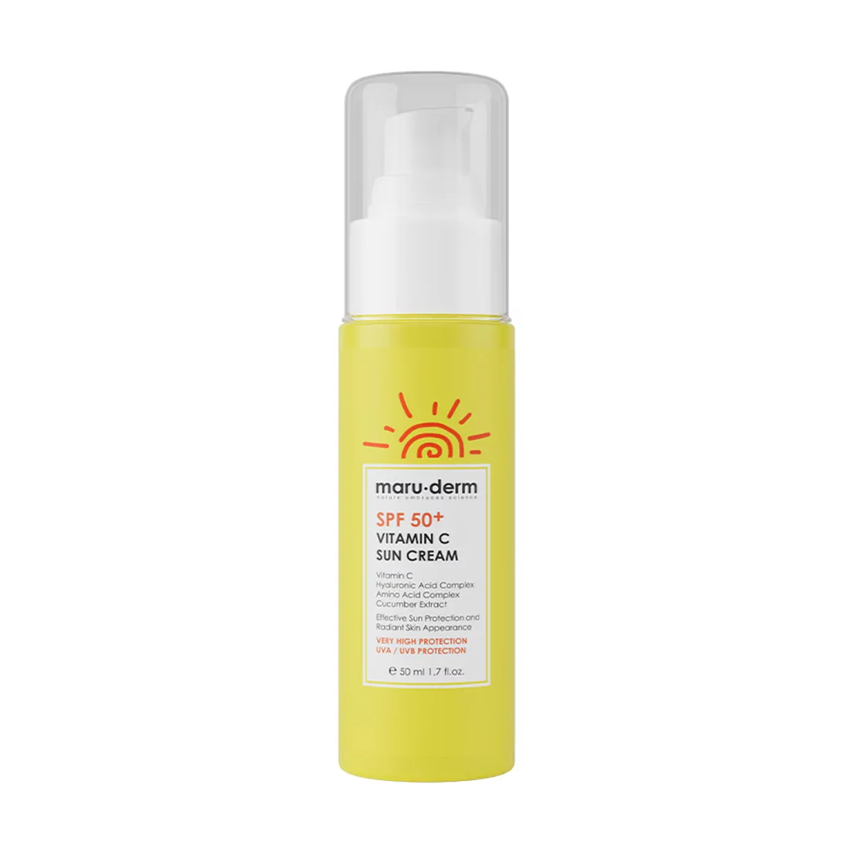 Maruderm Spf50+ Vitamin C Sun Cream 50 ml