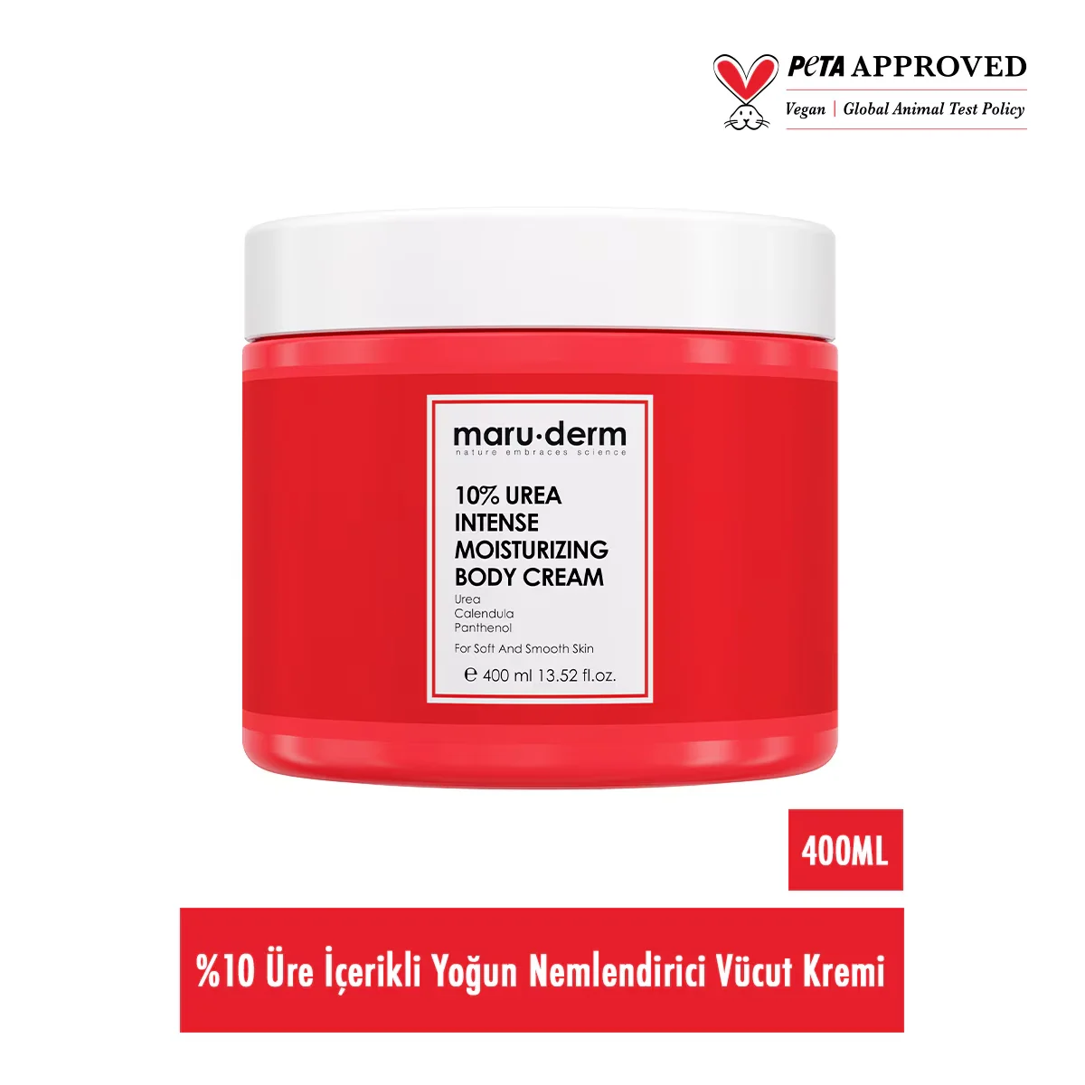 Maruderm 10% Urea Intense Moisturizing Body Cream 400 ml