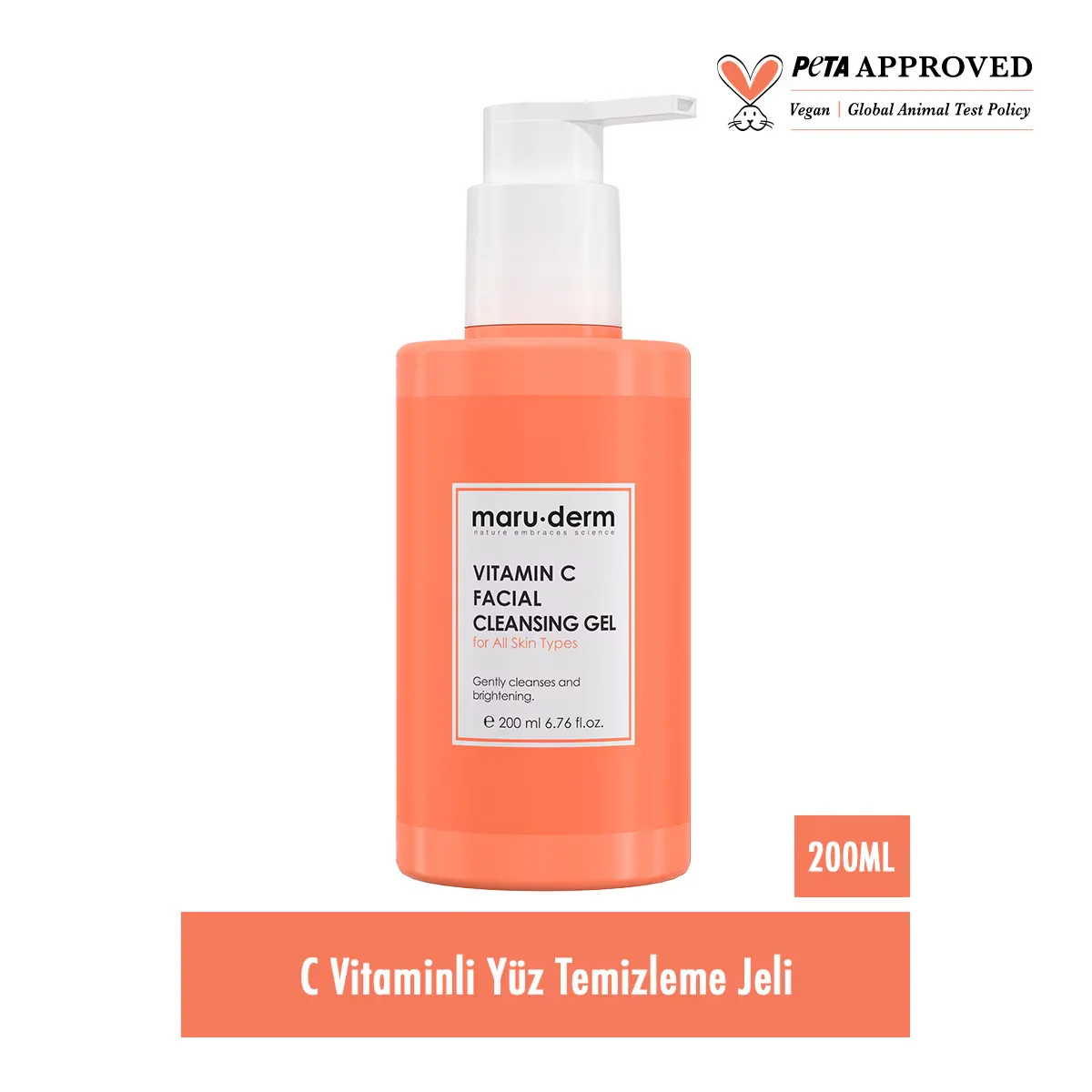 Гель для умывания с витамином C Maruderm 200 мл