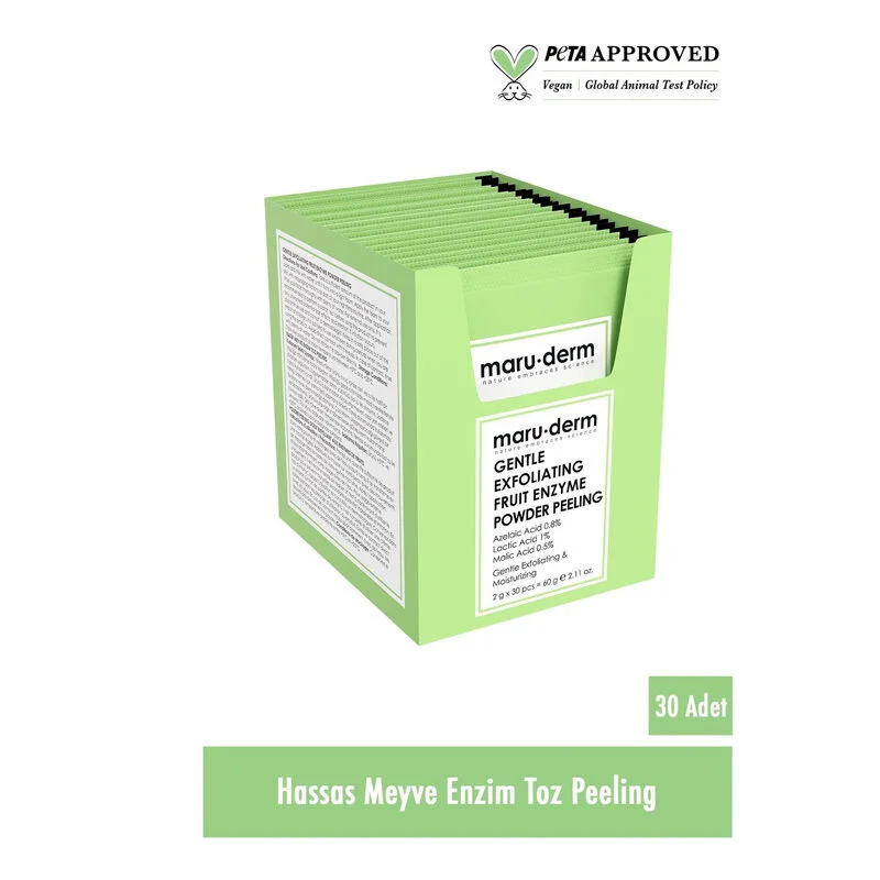 Maruderm AHA Fruchtenzym Sensitiv Pulverpeeling 60g
