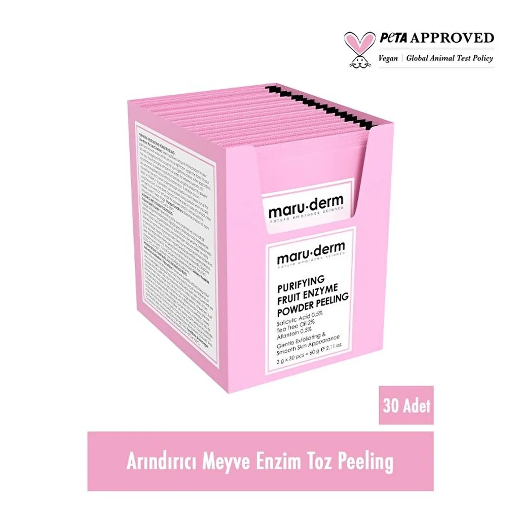 Maruderm Enzym-Pulverpeeling - reinigende Früchte 60g