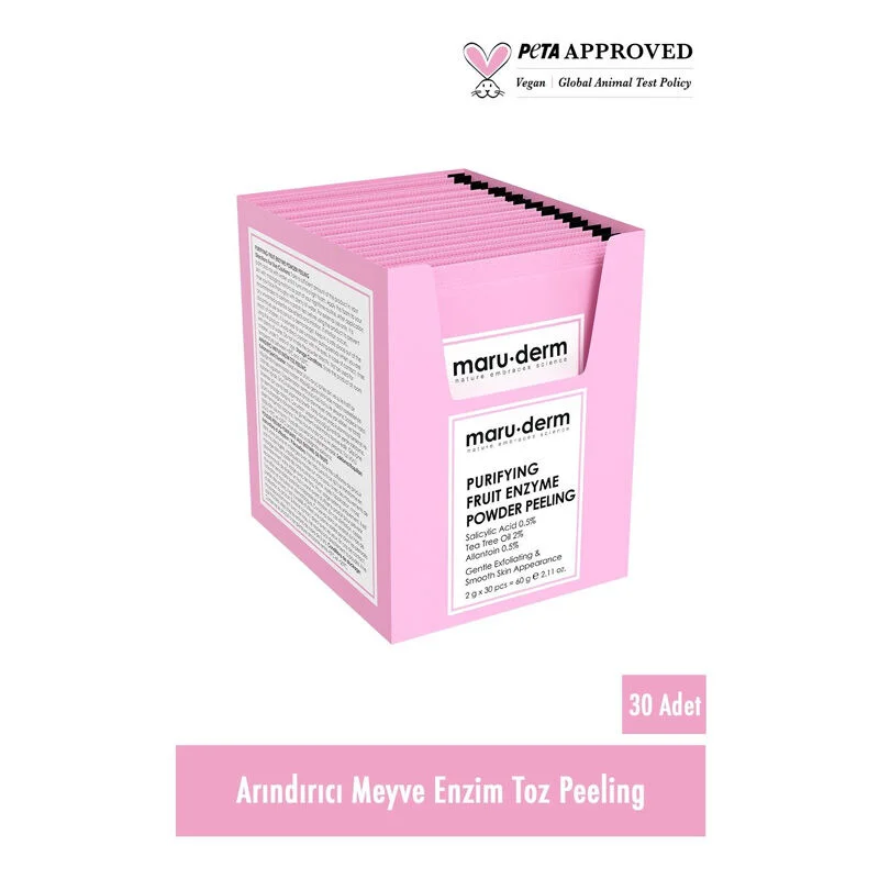 Maruderm Enzym-Pulverpeeling - reinigende Früchte 60g