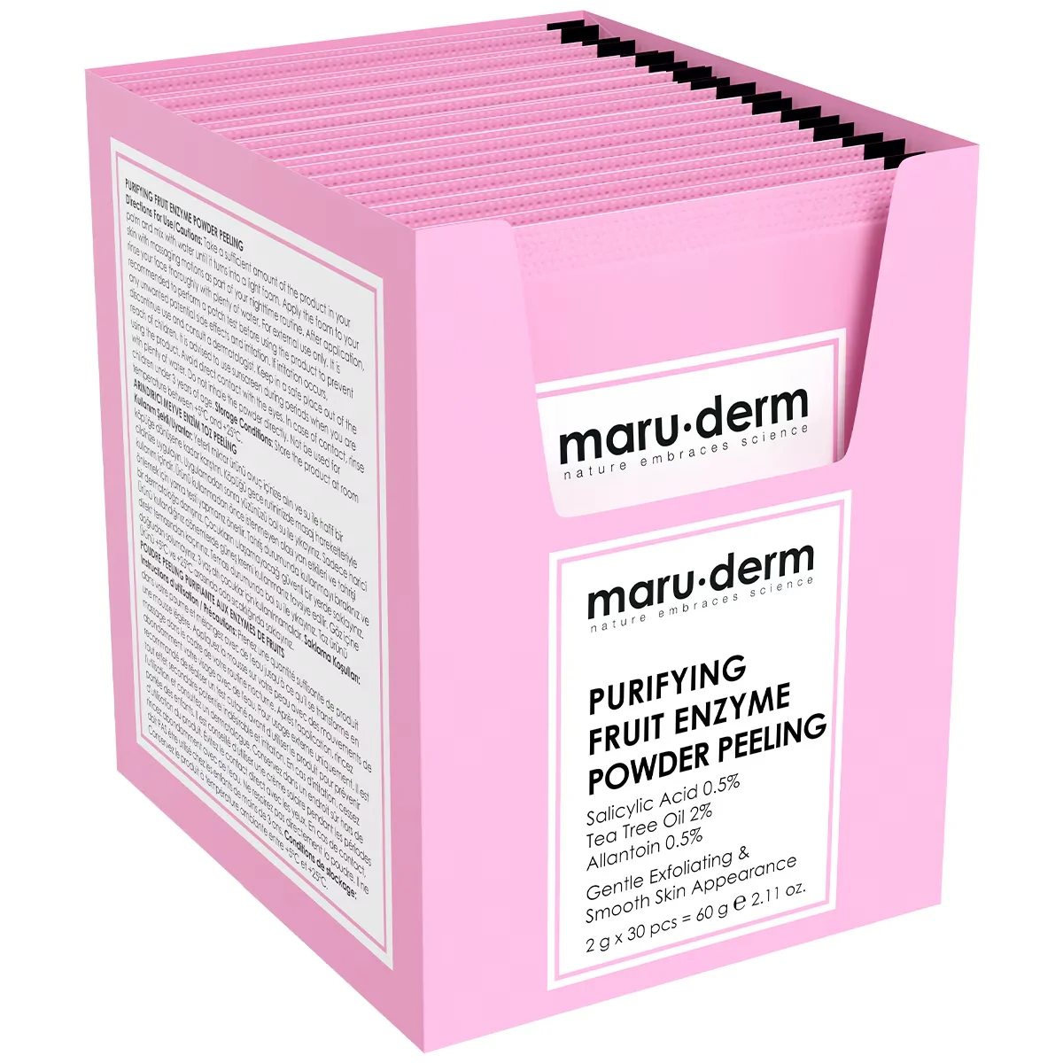 Maruderm Enzym-Pulverpeeling - reinigende Früchte 60g