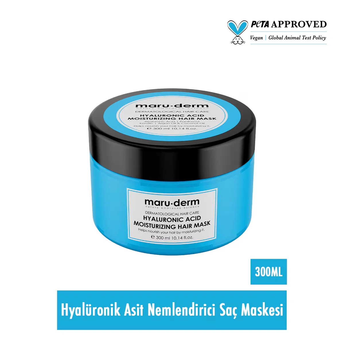 Maruderm Hyaluronic Acid Moisturizing Hair Mask 300 ml