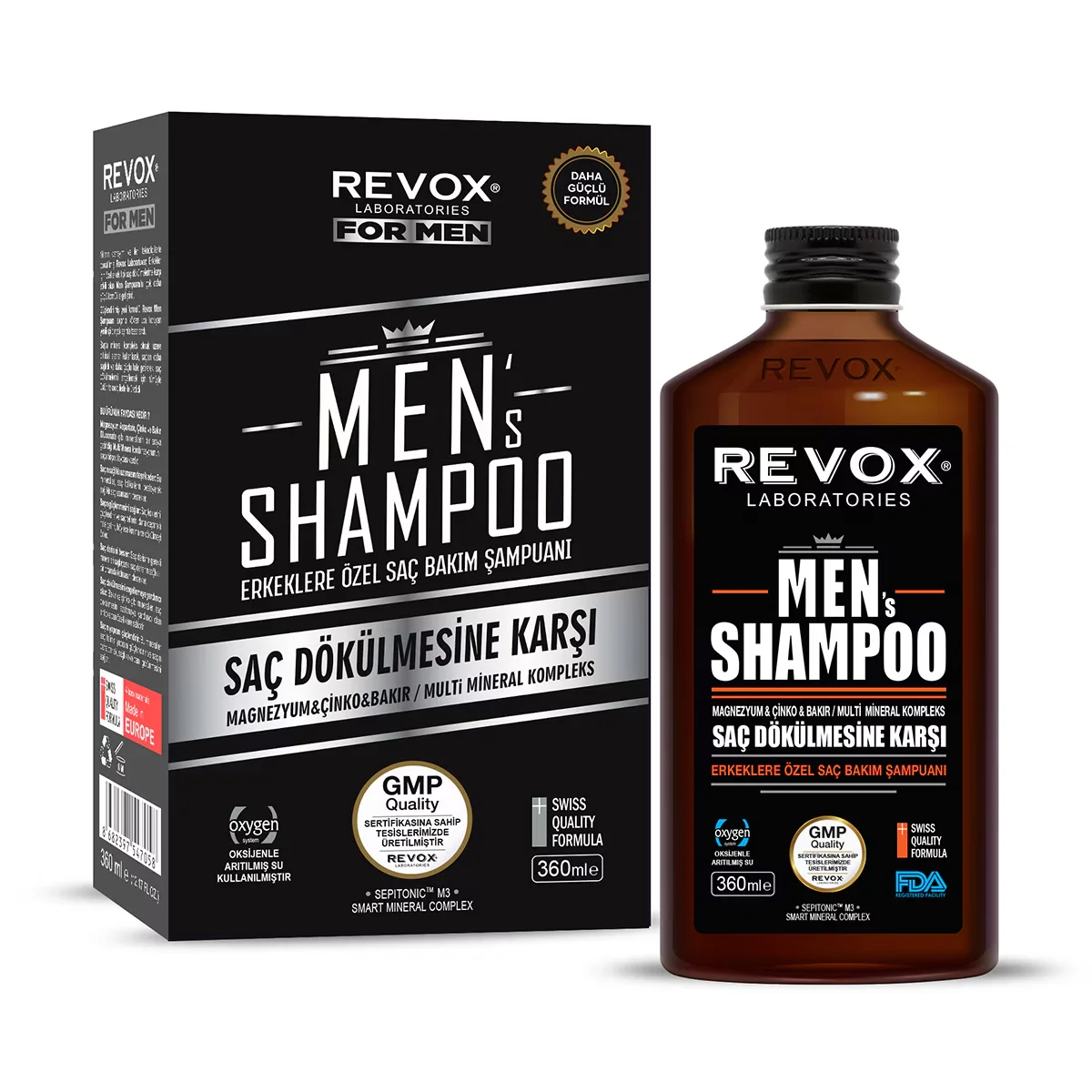 Revox Shampoo Men 360 ml
