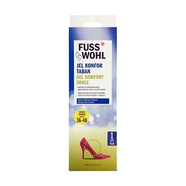 Fusswohl Insole Gel Comfort Feature 1 pcs