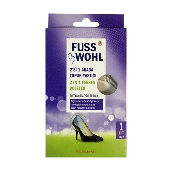 Fusswohl Heel Cushion 2in1 Lower & Upper Heel 1 pcs