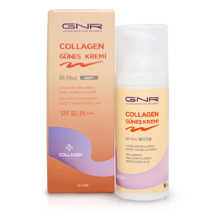 Gnr Collagen BB Effekt Sonnencreme SPF 50 - Light 50ml