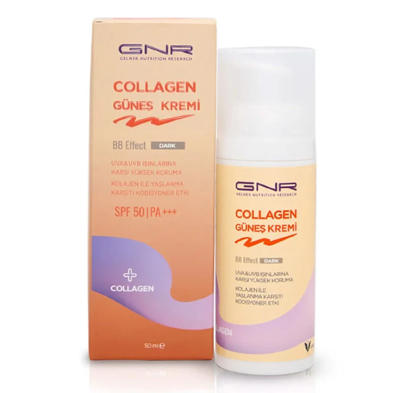 Gnr Collagen Sonnencreme SPF 50 mit BB-Effekt - 50ml