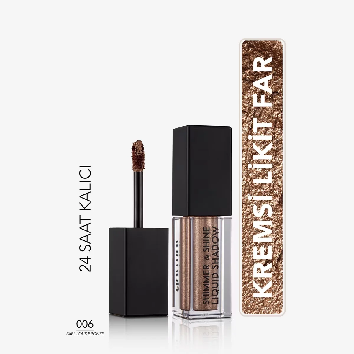 Flormar Shimmer &amp; Shine Glitter Liquid Eyeshadow No: 006