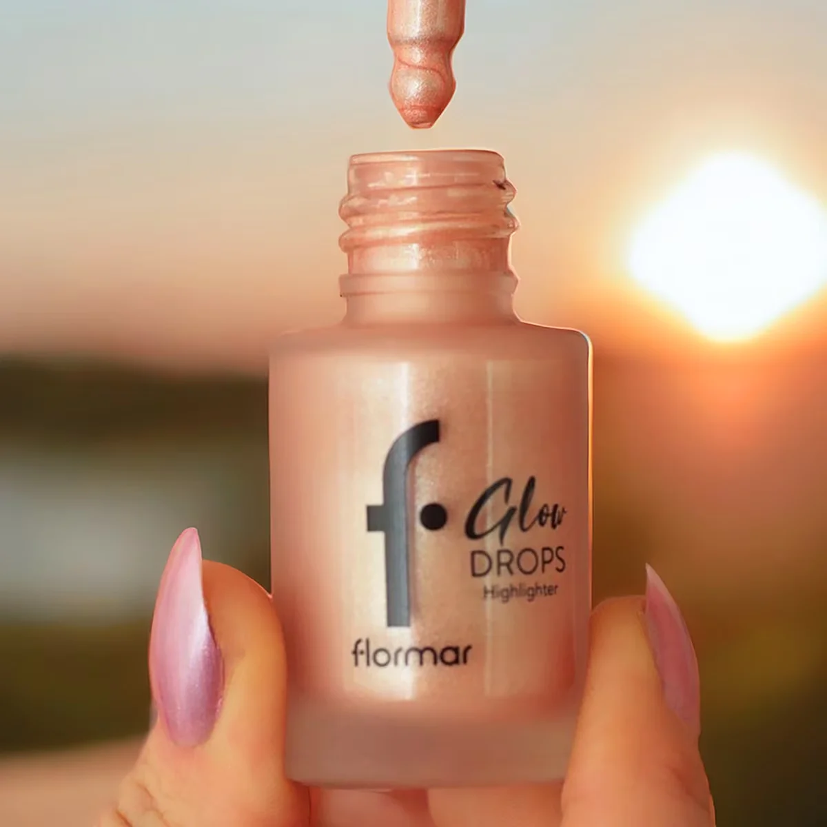 Flormar فلورمار جلو دروبس، سائل إضاءة معدني طبيعي، 02