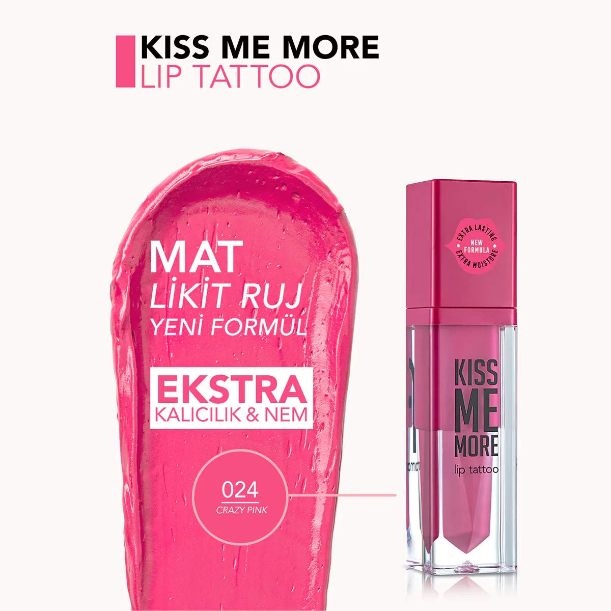 Флормар Тату для губ Kiss Me More № 024 - Долговечный цвет