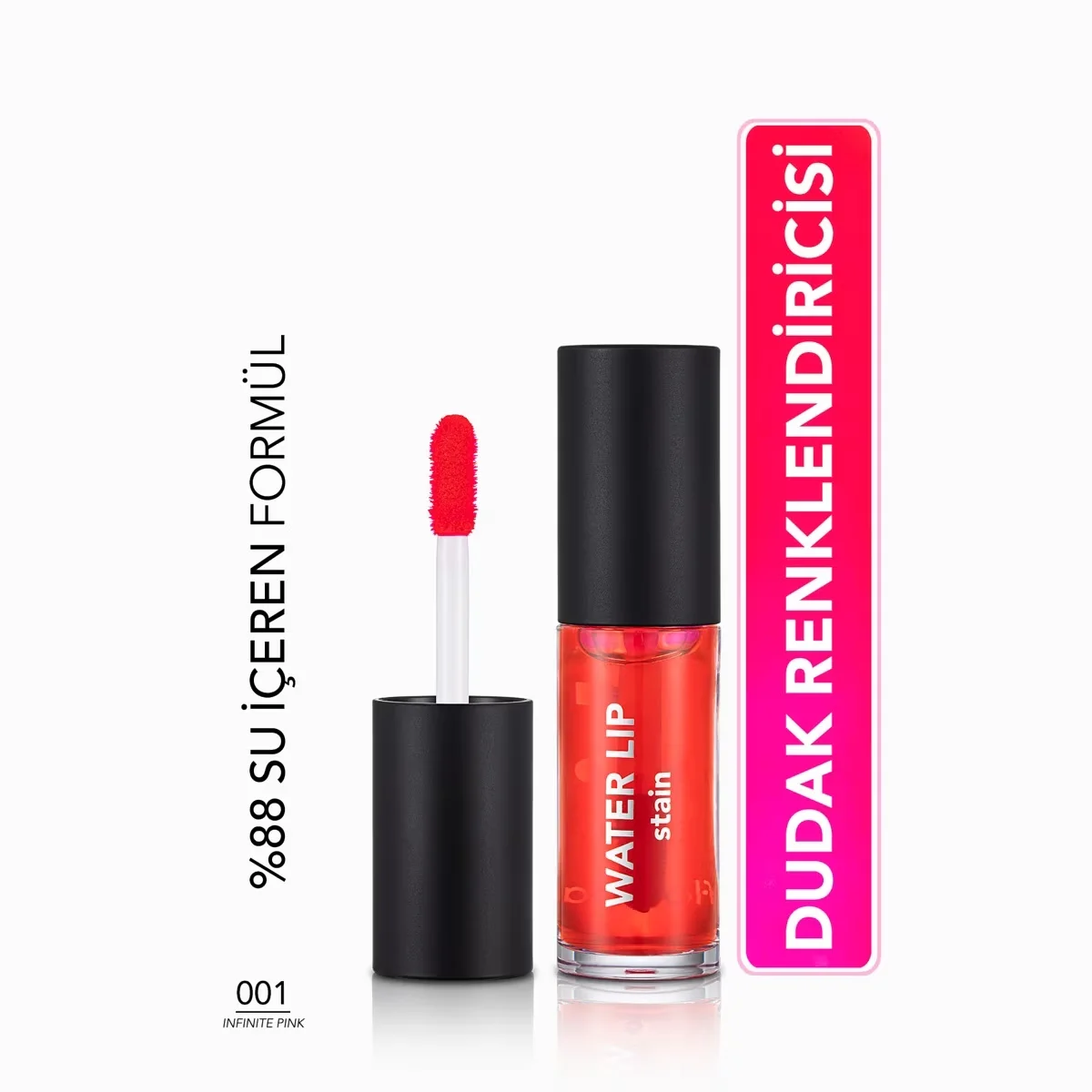 Flormar Wasser Lippenfarbe 001 Unendliches Pink