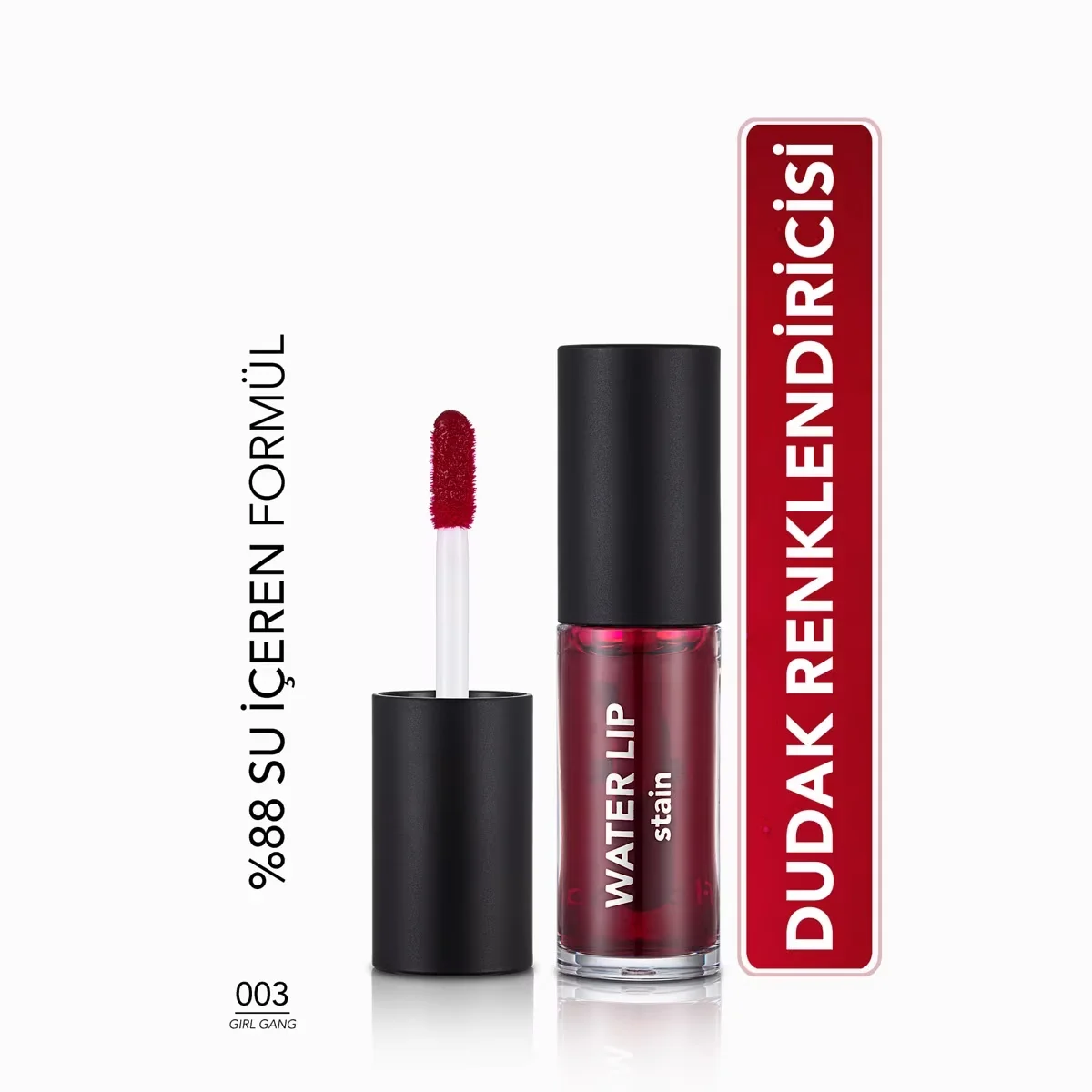 Flormar Wasser Lippenfarbe 003 Girl Gang - Matte Lippen- und Wangenfarbe