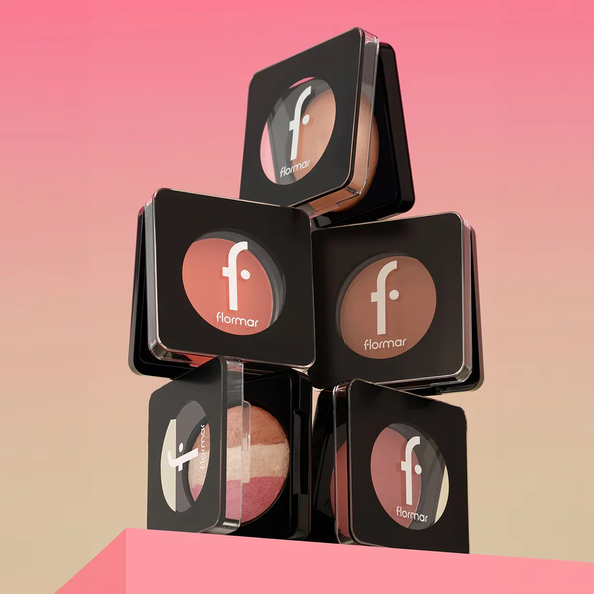 Румяна Flormar 104 персиково-розовый