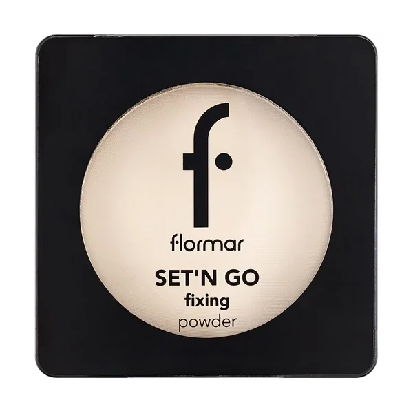 Flormar Set'n Go Moisturizing & Anti-shine Fixing Compact Powder 001 banana