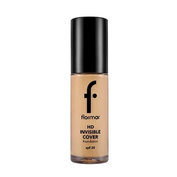 Flormar Invisible Cover HD Foundation SPF30 - Radiant Finish 30g