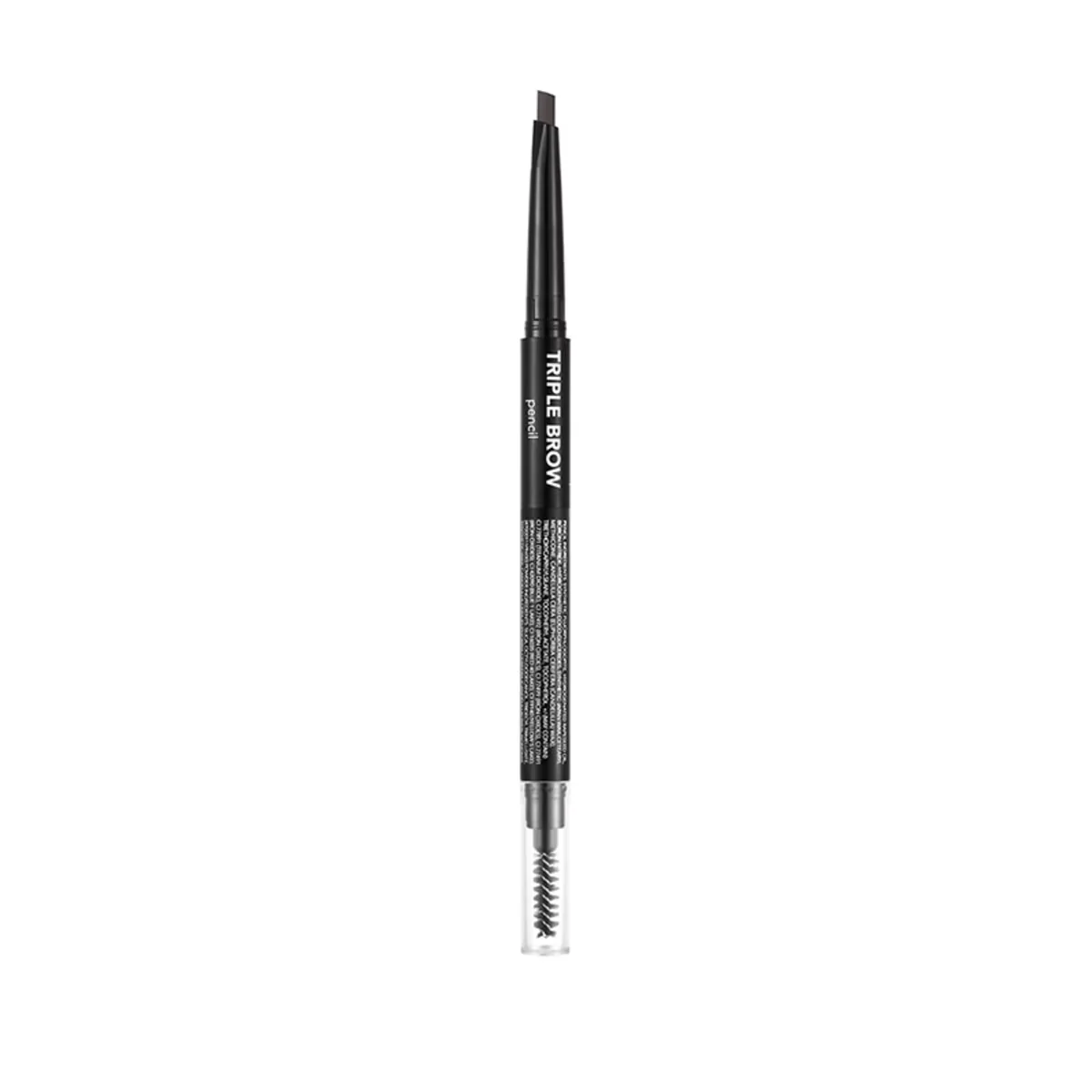 Flormar Triple Brow Eyebrow Pencil With Brush And Powder Head 001 brunette