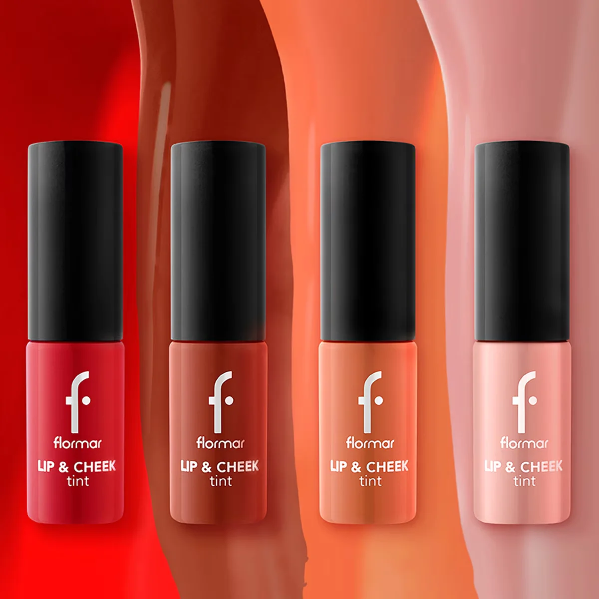 Flormar Multi-Purpose Water Based Tint Lip &amp; Cheek 001 Scarlet Ruby 6.9 ml