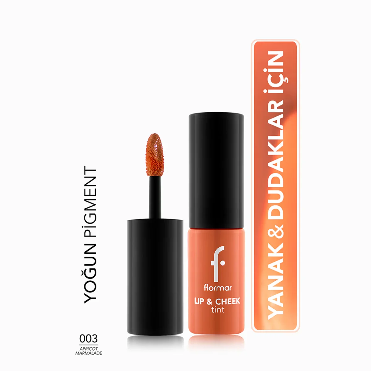 Flormar wasserbasierte Tinte für Lippen und Wangen - Natural Matte 6,9ml