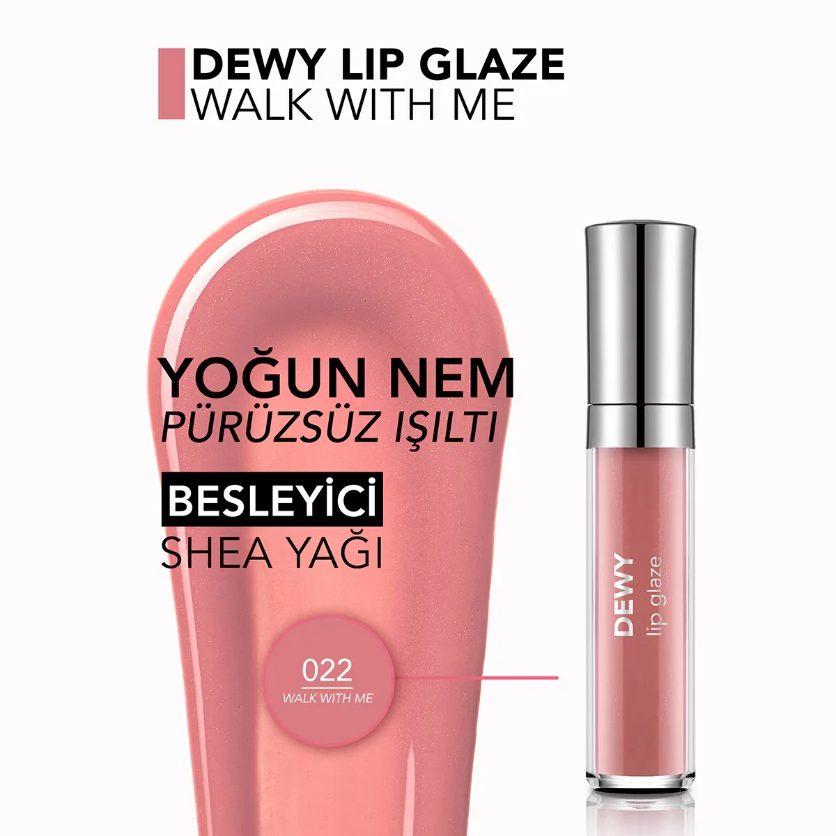 Flormar Dewy Lip Glaze Gloss 022