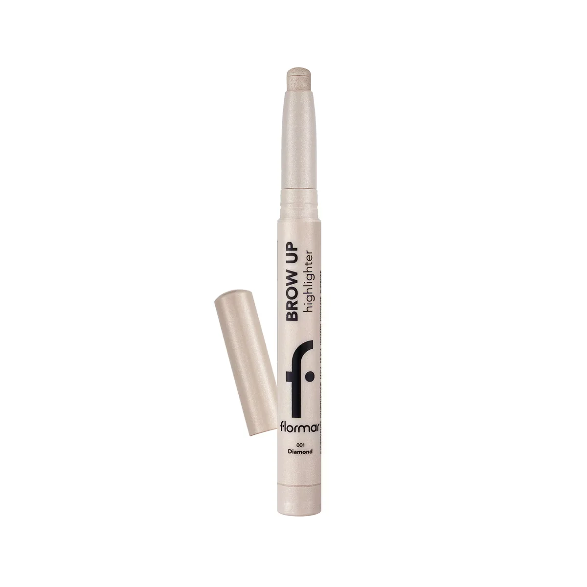 Flormar Brow Up Soft Texture & Intense Shine Lift Under Eyebrow Highlighting Pencil 001 diamond