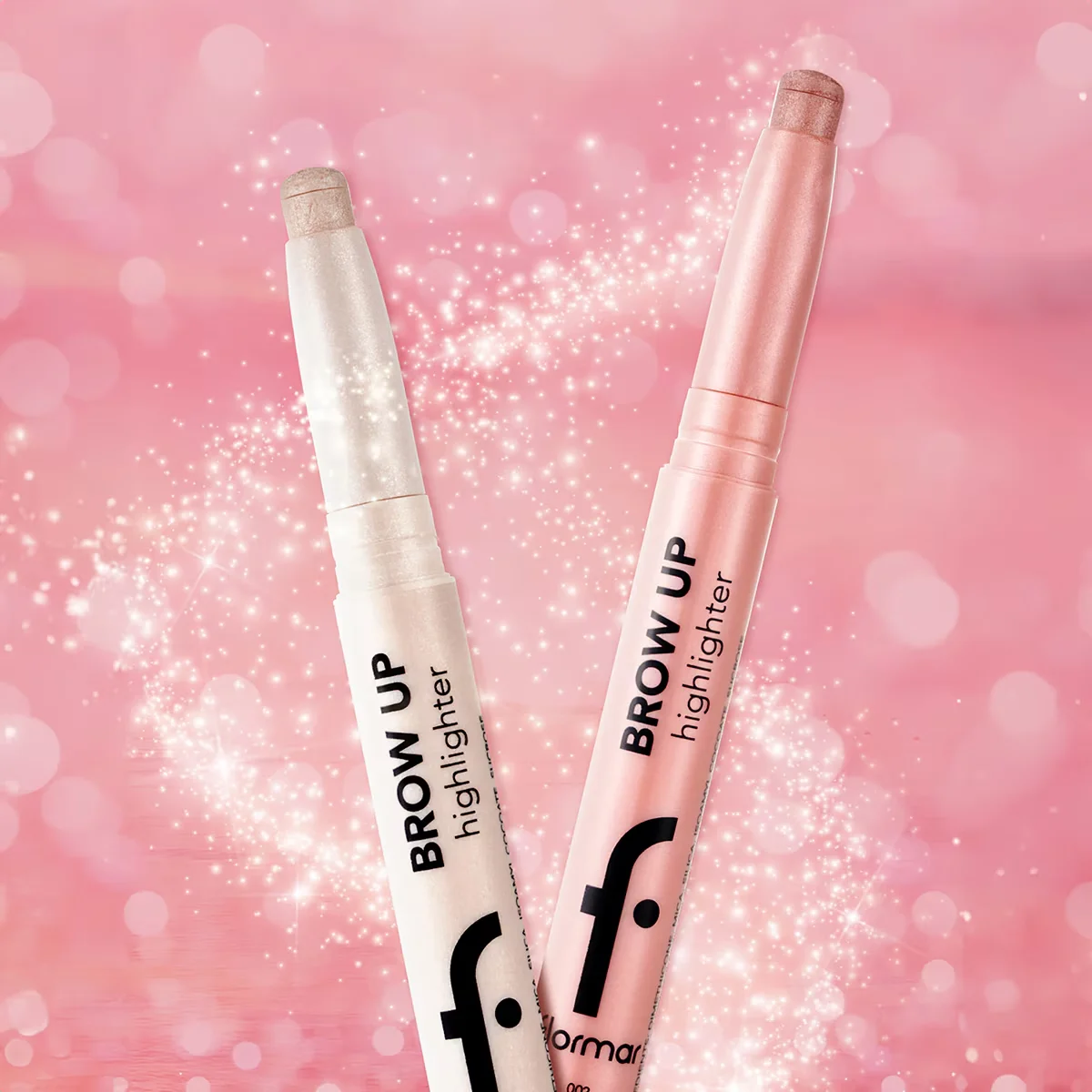 Flormar Brow Up Soft Texture &amp; Intense Shine Lift Under Eyebrow Highlighting Pencil 001 diamond