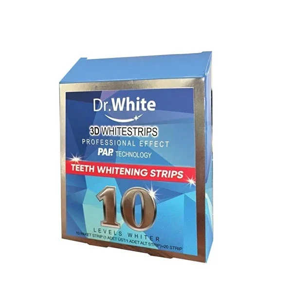 Dr. White Whitening Strips 10 Pack
