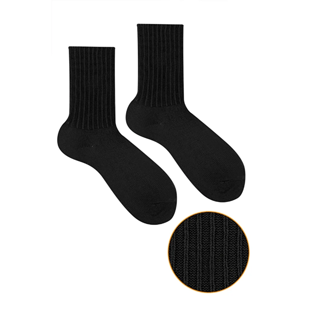 Ozzy Socks Women's Wool Black Socks 36/40