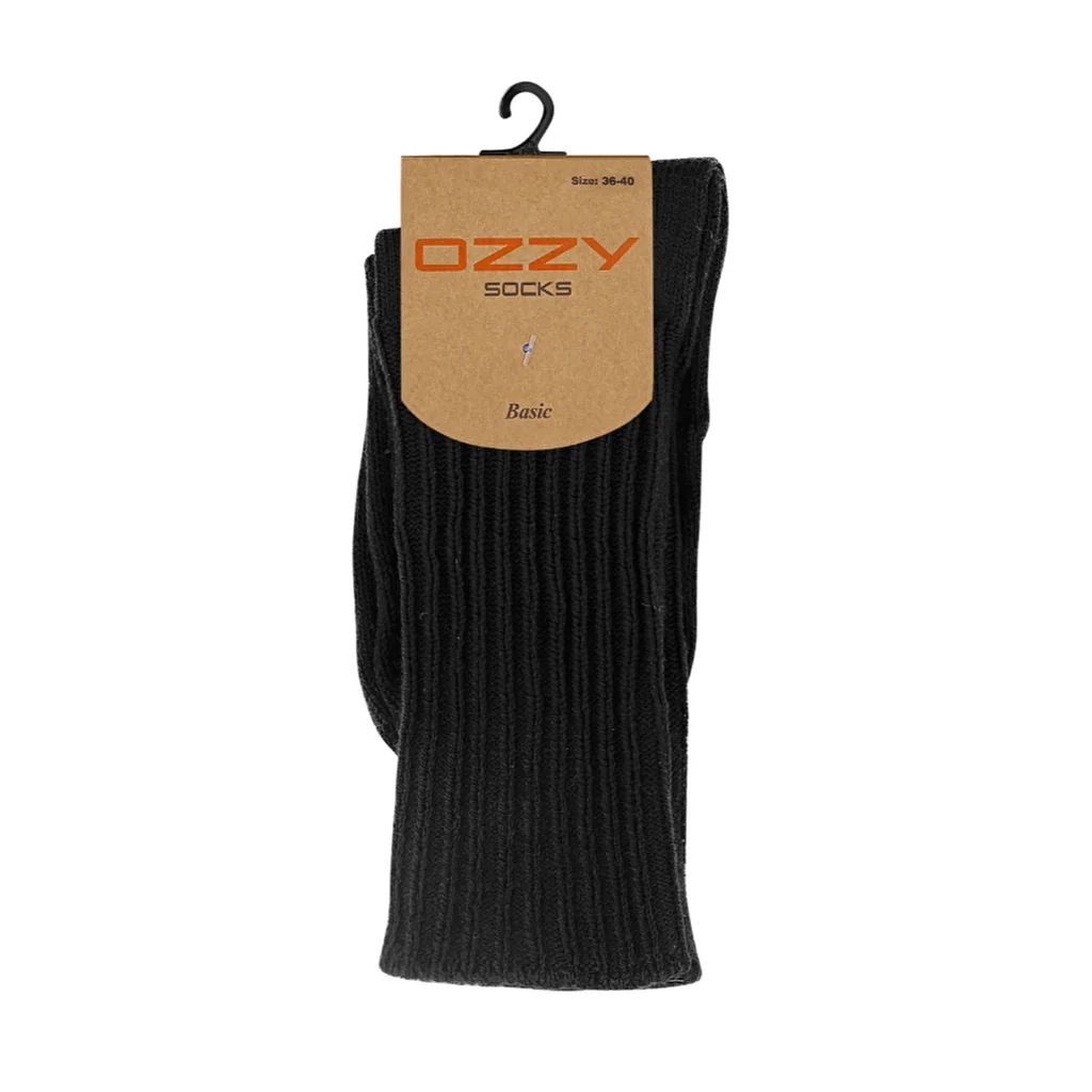 Женские шерстяные носки черные 36/40 от Ozzy Socks