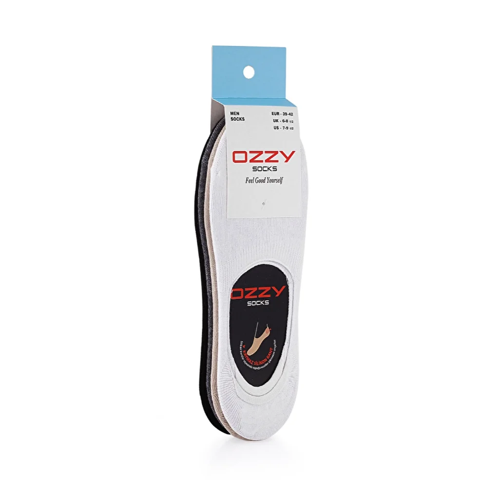 Ozzy Socks جوارب أوزي للجنسين، عبوة من 4 جوارب باليرينا بدون درزات، مقاس 39/42