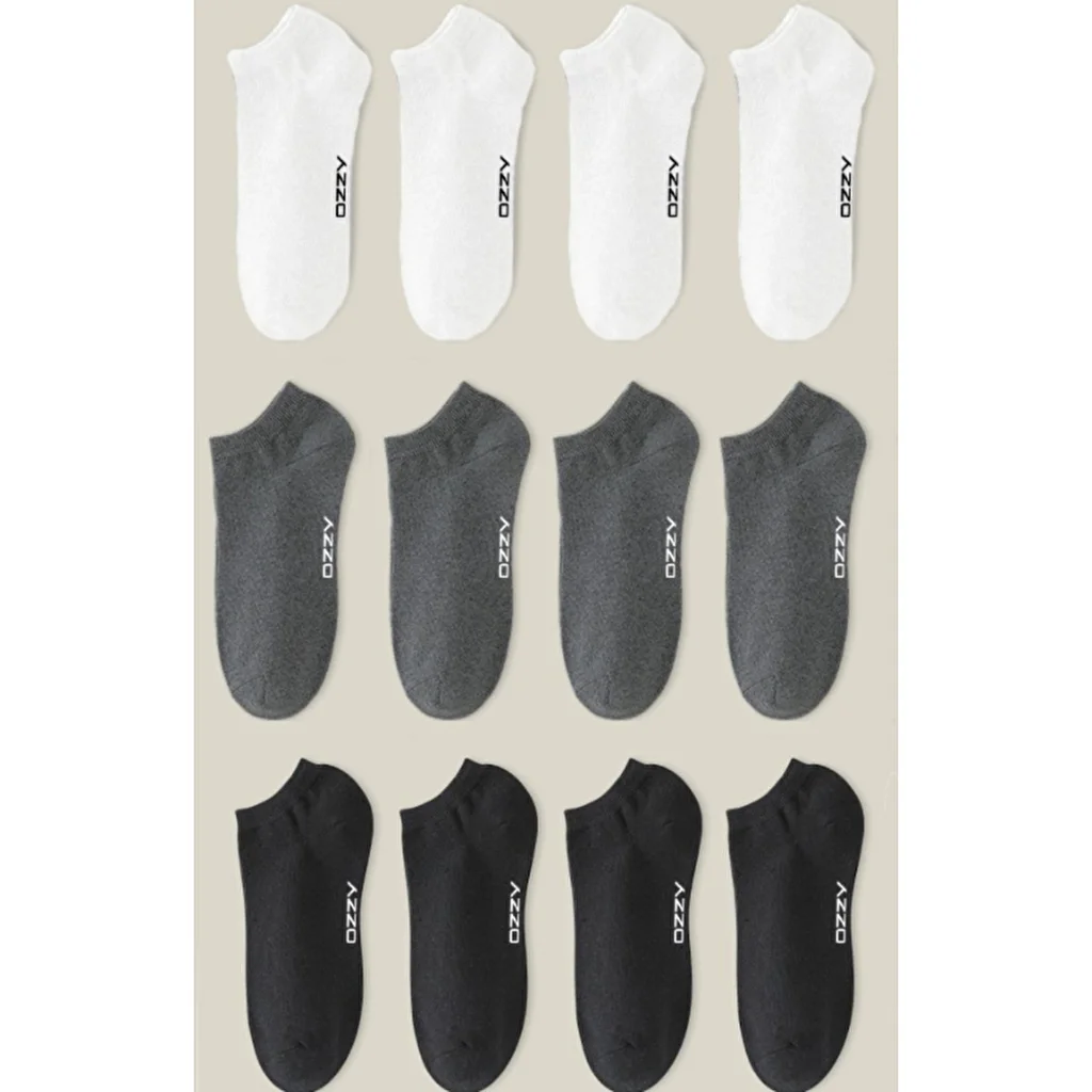 Ozzy Socks Women's 12-pack Seamless Ankle Socks 35/38