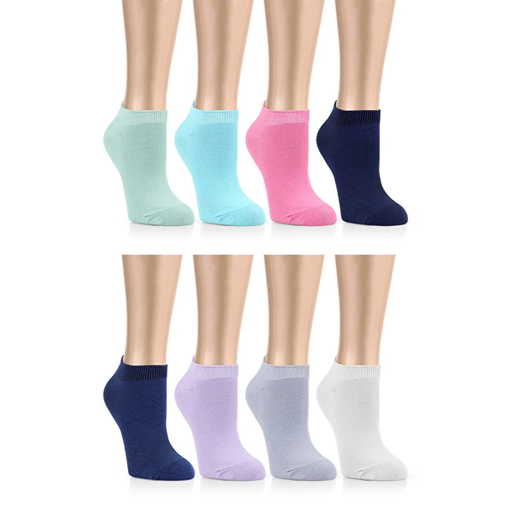 Ozzy Socks Women 12-pack Cotton Ankle Socks 36/40