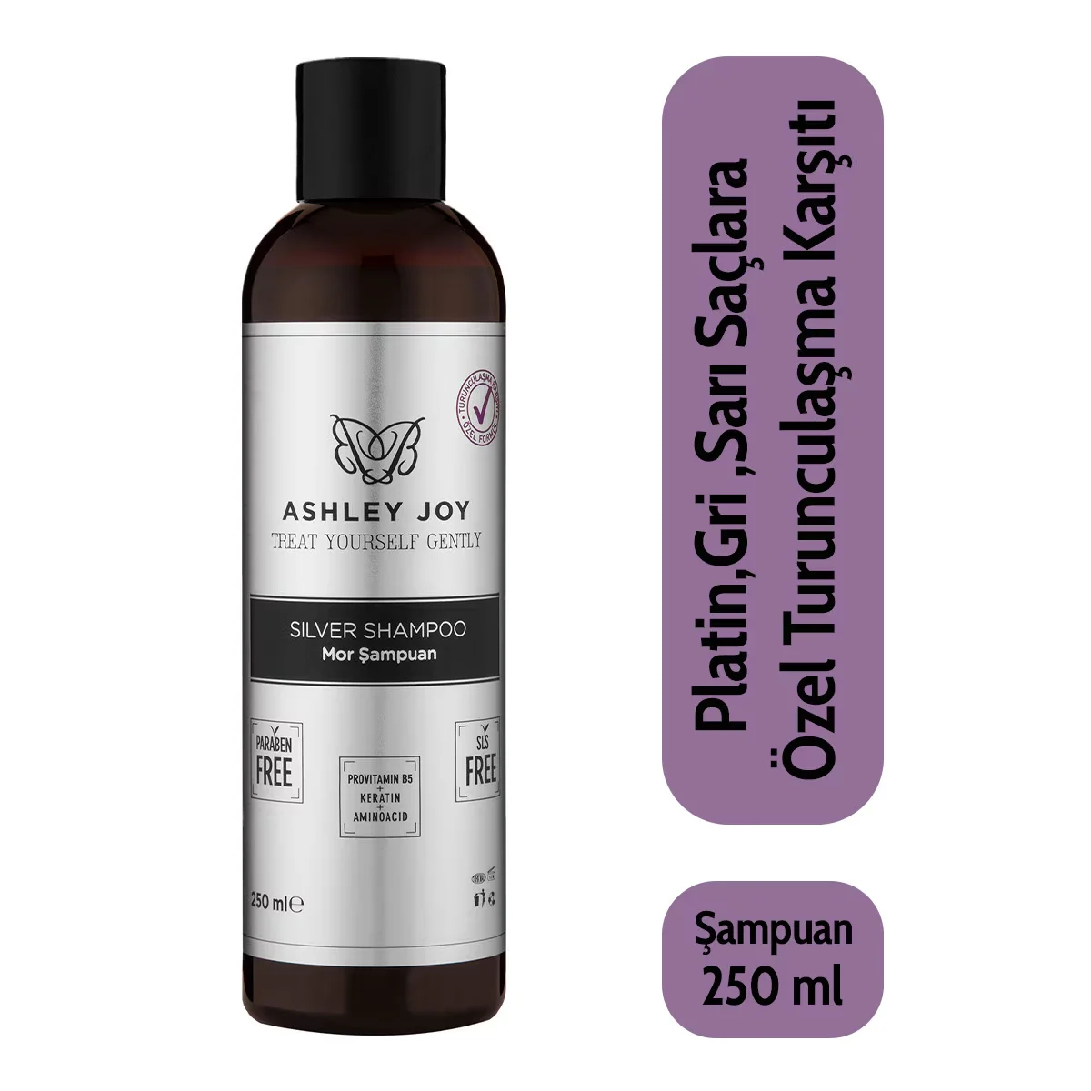 Ashley Joy Purple Shampoo 250ml for Blonde & Silver Hair