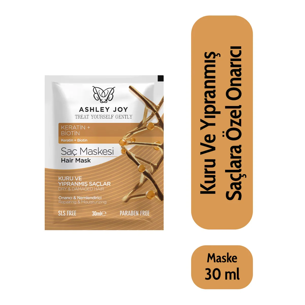 Ashley Joy 30ml Feuchtigkeitsspendende Haarkur für weiches, hydratisiertes Haar