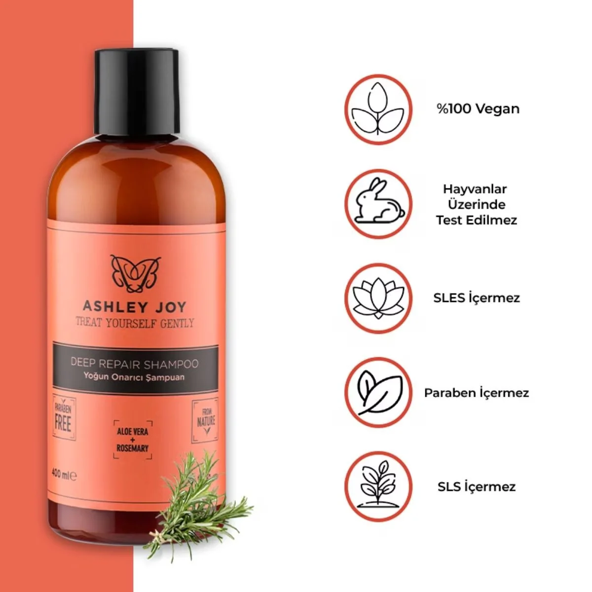 Ashley Joy Intensivpflege Shampoo - Nährend 400ml