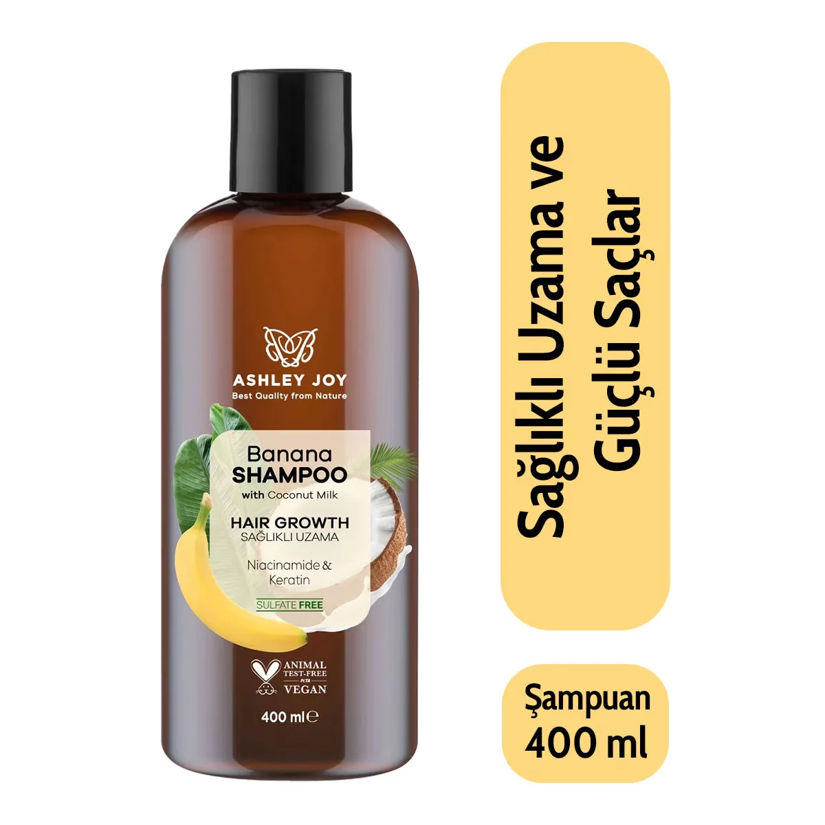 Ashley Joy Banana Shampoo 400 ml