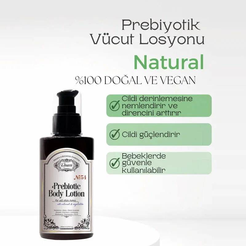 Rosece Präbiotische Körperlotion - Hydratisierend 200 ml