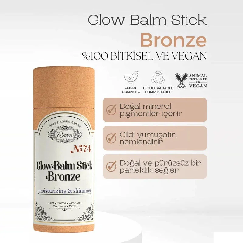 Rosece R74 luminous Stick Body Oil Glow Balm Stick Bronze 75 ml