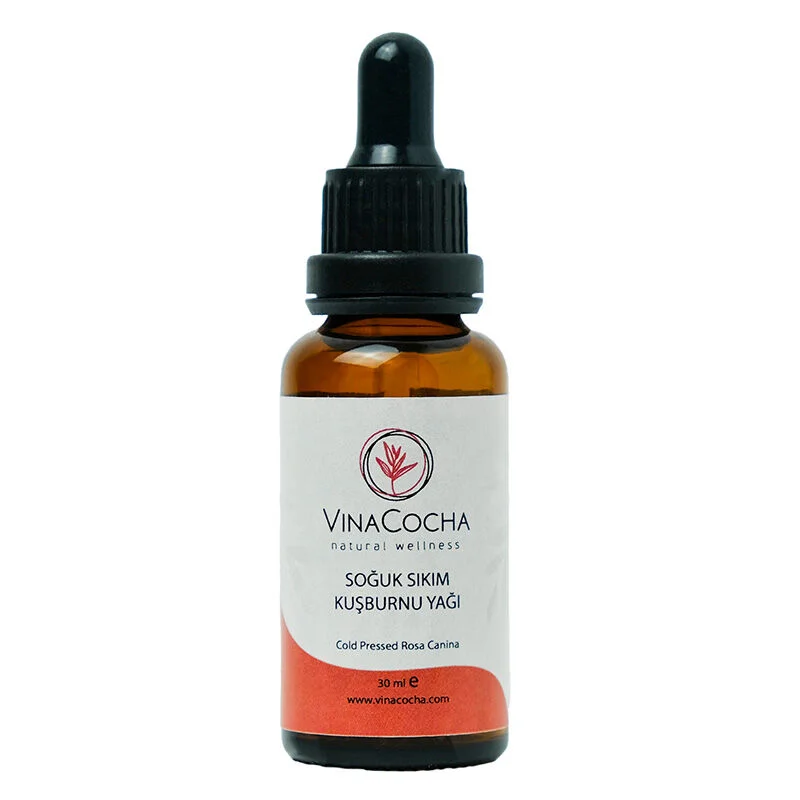 Vinacocha Cold Pressed Rosehip Seed Oil 30ml - Pure & Organic