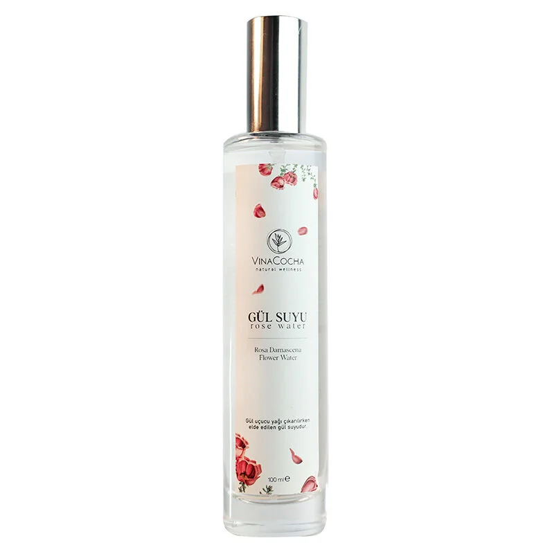 Vinacocha Rose Water 100ml - Pure Hydrating Facial Mist