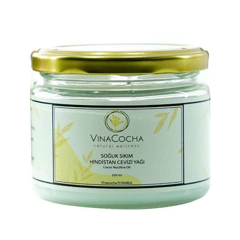 Vinacocha 250ml Cold Pressed Coconut Oil - Pure & Natural