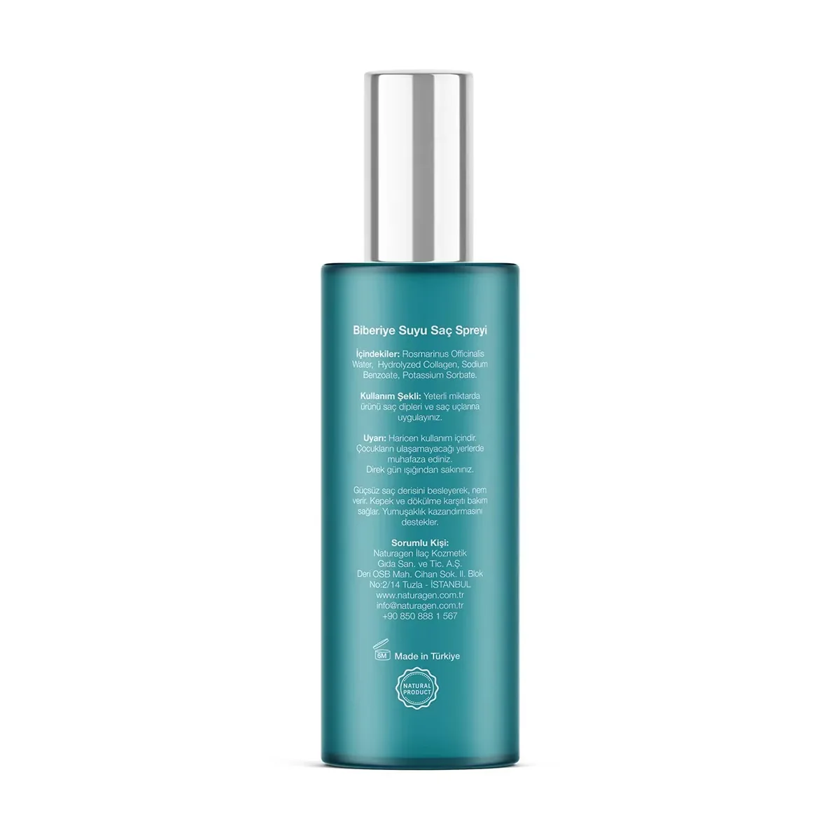 Rosmarinwasser Haarspray mit Kollagen von Naturagen