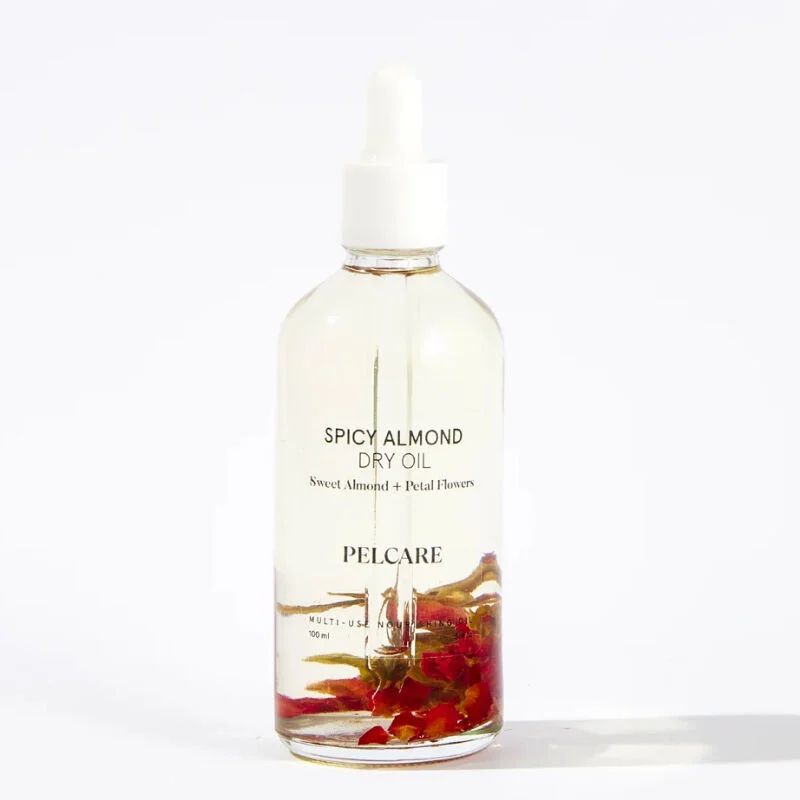 Pelcare زيت اللوز الحار الجاف من بيلكير 100 مل