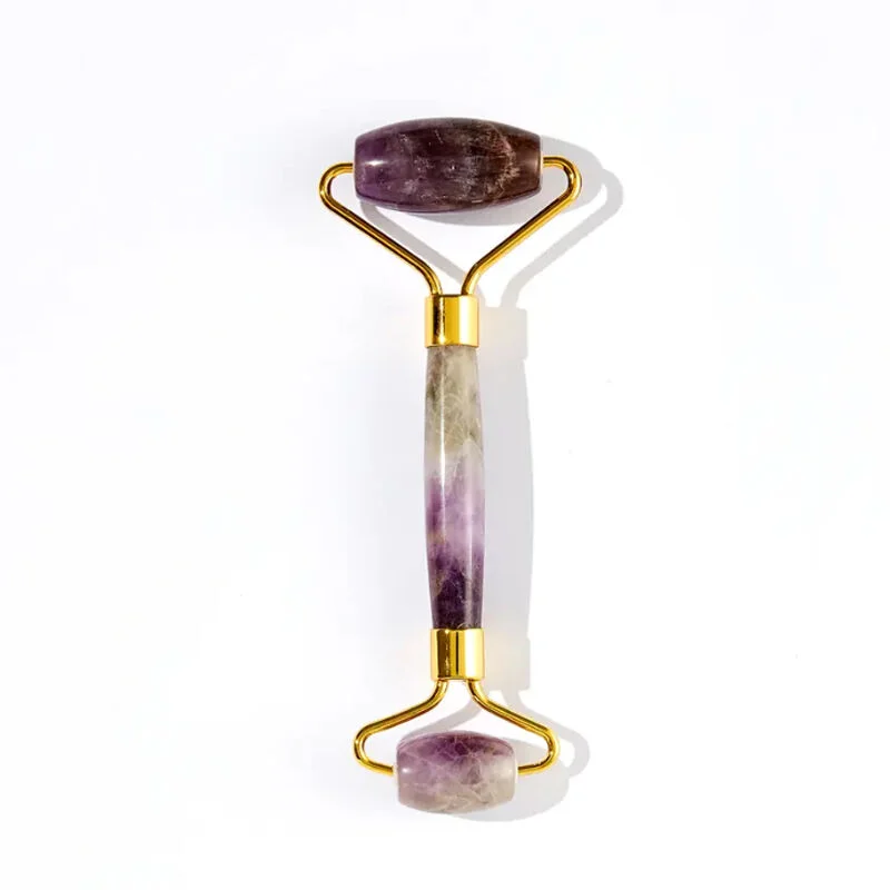 Pelcare Amethyst Gesichtsroller - Natürliches Anti-Aging Hautpflegewerkzeug