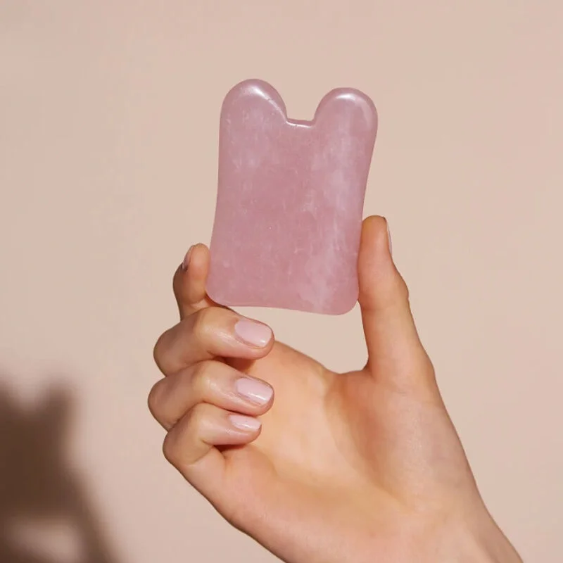 Pelcare Rose Quartz Square Gua Sha